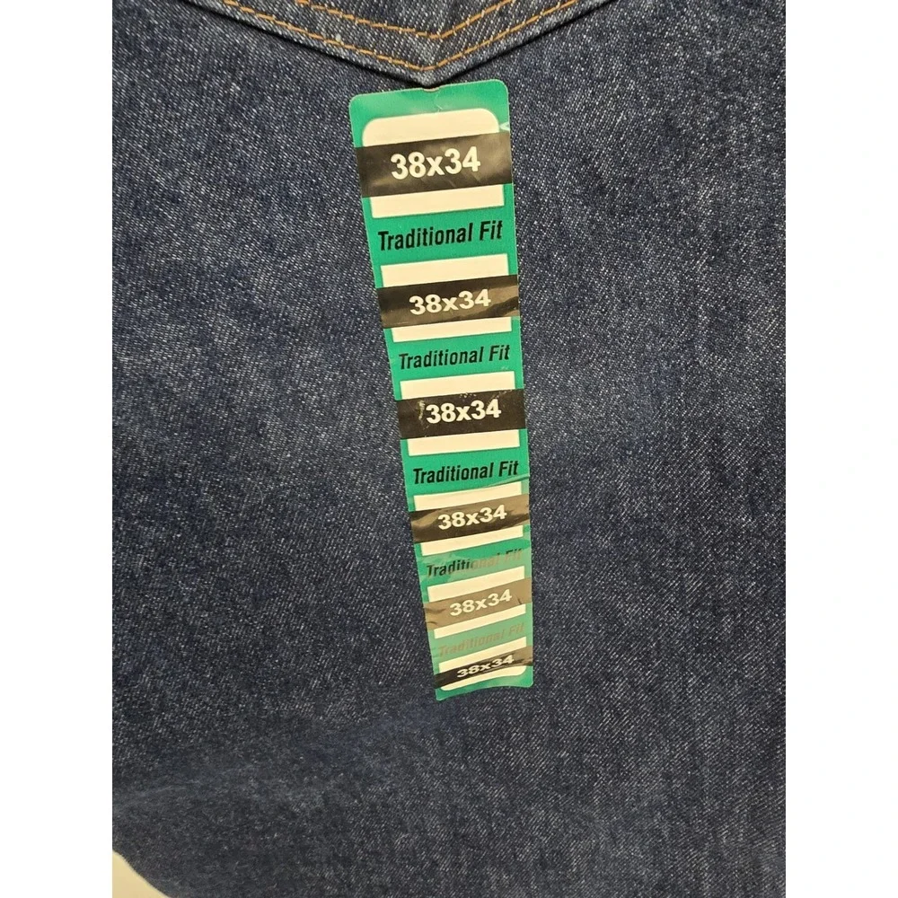New Key Denim 5 Pocket Classic Traditional Jeans Mens 36x34 Blue 4874.43